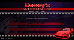 Desktop Screenshot of deweysdetailing.com